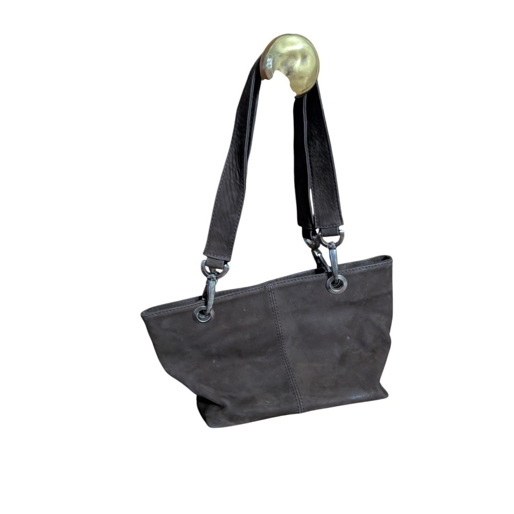 HOBO International Brown Distressed Leather Shoulder Bag Tote Purse
